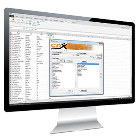 CDXZipStream Excel Interface